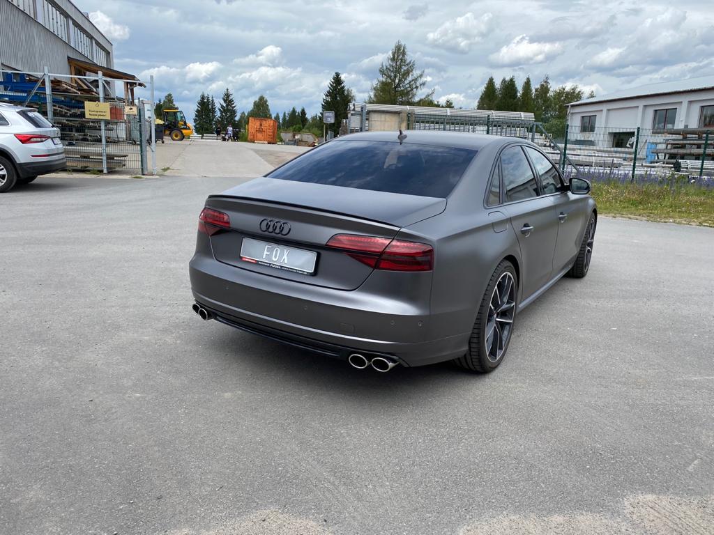 Audi S8 Typ 4H mit Abgasklappen Endschalldämpfer rechts/links zweiflutig - 2x106x71 Typ 38 rechts/links