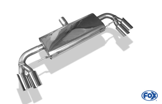 Audi TT 8J - Turbo Endschalldämpfer rechts/links - 2x80 Typ 17 rechts/links