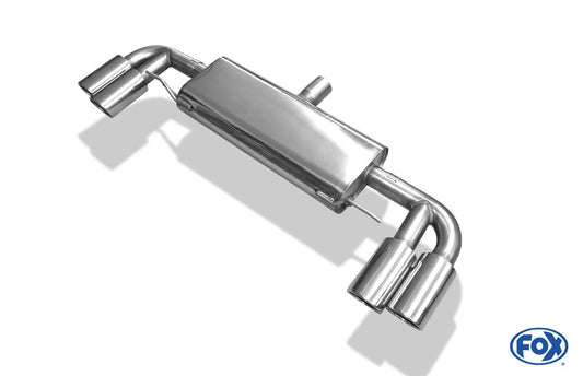 Audi TT 8J - Turbo Endschalldämpfer rechts/links - 2x100 Typ 17 rechts/links