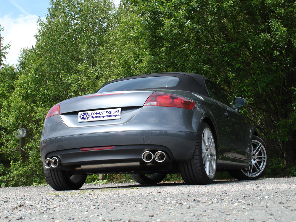 Audi TT 8J - Turbo Endschalldämpfer rechts/links - 2x100 Typ 17 rechts/links