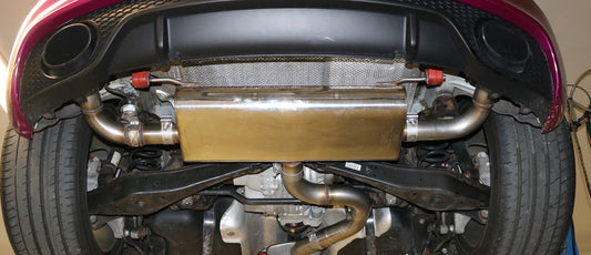 Audi TT 8J RS Endschalldämpfer quer Ausgang rechts/links mit Unterdruckklappe