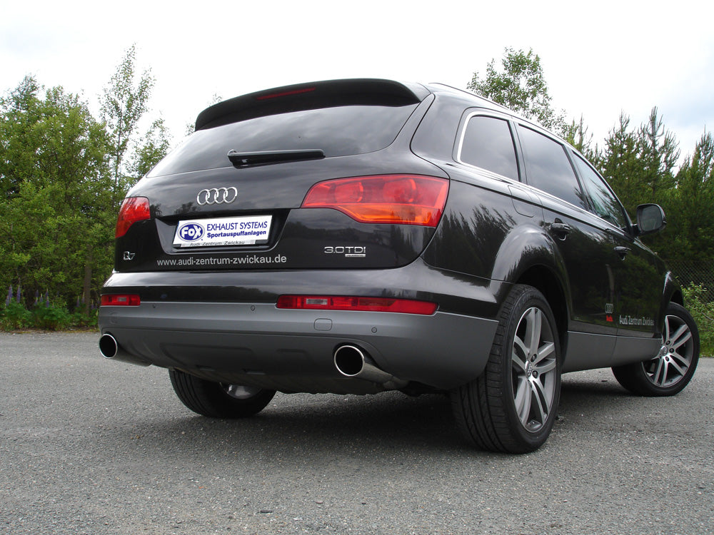 Audi Q7 - 4L Endrohrpaar zum Aufstecken - 129x106 Typ 32 rechts/links
