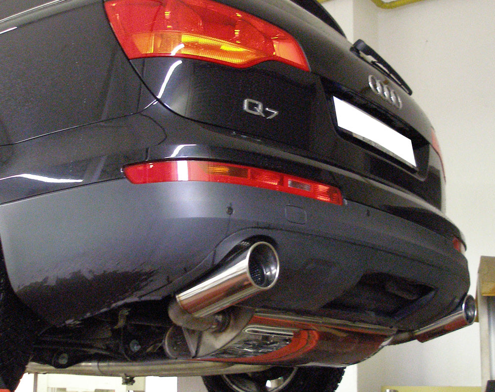 Audi Q7 - 3,0l TDI Endschalldämpfer Ausgang rechts/links - 129x106 Typ 32 rechts/links