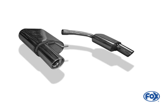 Audi A4 B8/ A5 8T quattro Coupe/A5 Cabrio Endschalldämpfer rechts/links für 1-Rohr - 1x100 Typ 17 rechts/links