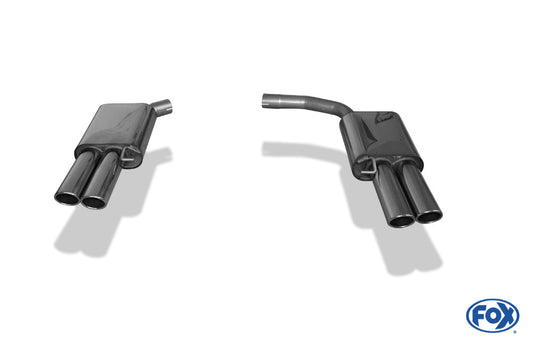 Audi A5 B8 Sportback Endschalldämpfer rechts/links -2x90 Typ 17 rechts/links