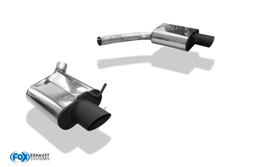 FOX Audi A5 B8 Sportback Facelift - RS5-Optik Endschalldämpfer rechts/links - Endrohre 115x85 rechts/links schwarz lackiert