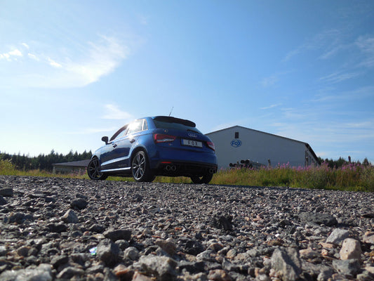 Audi S1 quattro Endschalldämpfer Ausgang rechts/links - 2x90 Typ 12 rechts/links