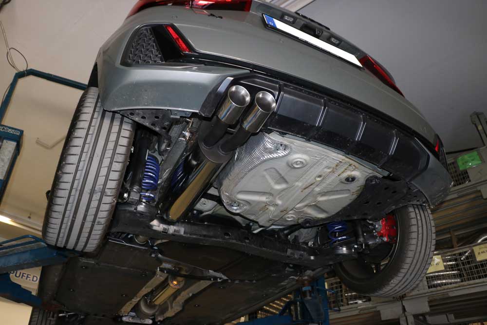 Audi A1 40TFSI Endschalldämpfer - 2x76 Typ 25