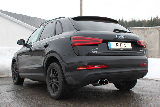 Audi Q3 quattro Diesel Endschalldämpfer - 2x80 Typ 16