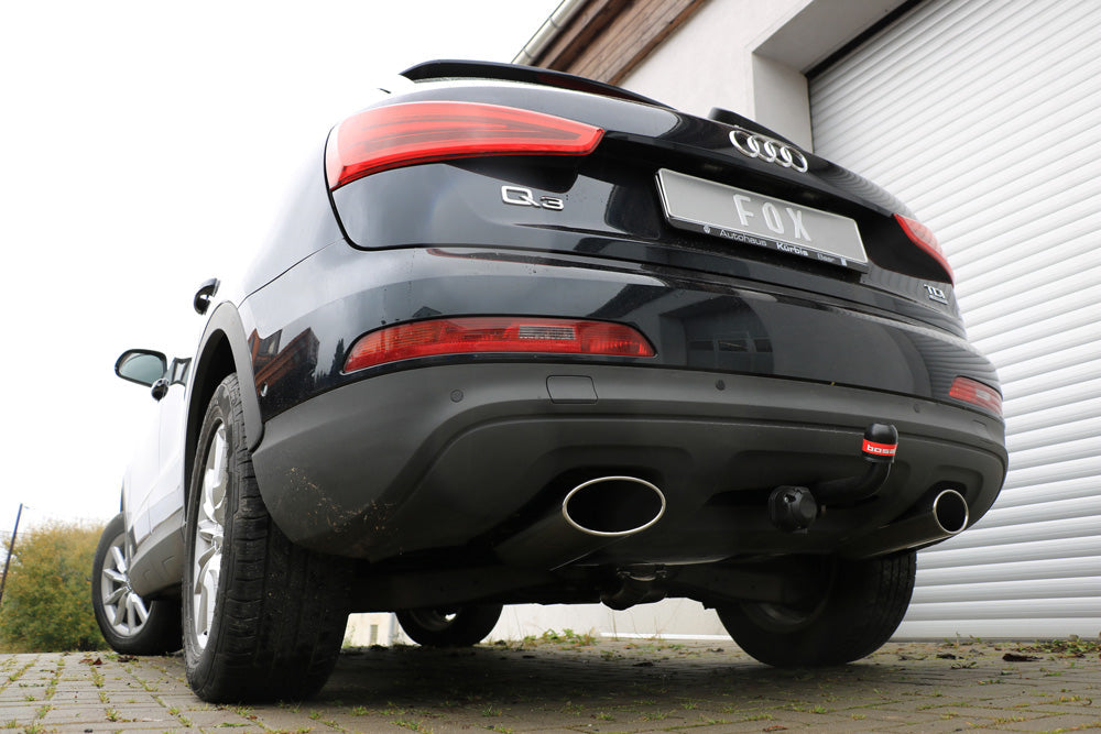 Audi Q3 quattro Diesel Endschalldämpfer Ausgang rechts/links - 160x90 Typ 38 rechts/links