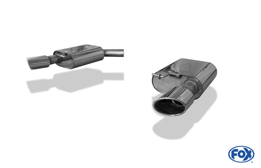 Audi A7 4G - 3,0l TFSI Endschalldämpfer rechts/links - 115x85 Typ 38 rechts/links