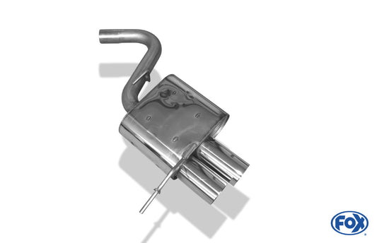 BMW E87 118d 120d Endschalldämpfer - 2x76 Typ 10