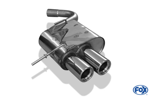 BMW E87 118d 120d Endschalldämpfer - 2x76 Typ 13