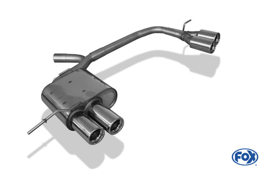 BMW E87 118d 120d Endschalldämpfer Ausgang rechts/links - 2x76 Typ 13 rechts/links