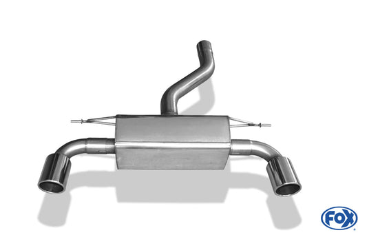 BMW F20/F21 - M140i Endschalldämpfer quer Ausgang rechts/links - 1x100 Typ 16 rechts/links