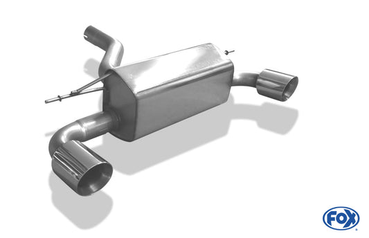 BMW F20/F21 - M135i Endschalldämpfer quer Ausgang rechts/links - 1x100 Typ 25 rechts/links