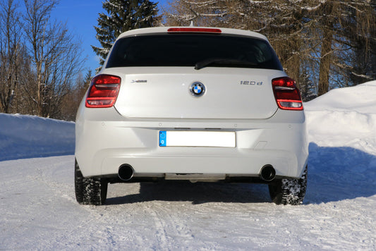 BMW F20/F21 - 120d Endschalldämpfer quer Ausgang rechts/links - 1x100 Typ 10 rechts/links
