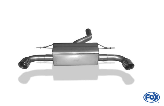 BMW F20/F21 - 120d Endschalldämpfer quer Ausgang rechts/links - 1x90 Typ 25 rechts/links