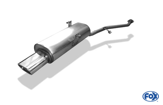 BMW E30 316i/ 318i ab 9/87` Halbanlage ab Kat mit 2-Loch Flansch - 135x80 Typ 53