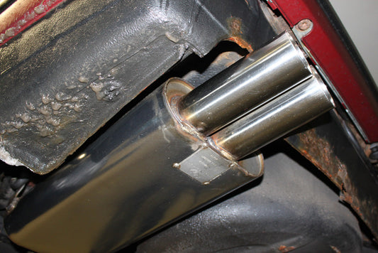 BMW E30 320i/ 325i Facelift Endschalldämpfer - 2x76 Typ 10