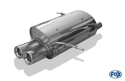BMW E36 316i/318Ti Compact Endschalldämpfer - 2x80 Typ 13