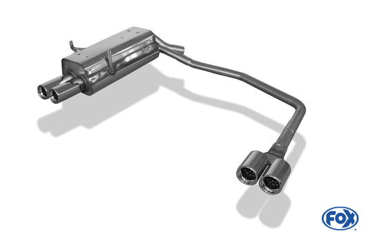 BMW E36 316/ 318/ 320/ 323/ 325/ 328 Endschalldämpfer Ausgang rechts/links - 2x76 Typ 13 rechts/links