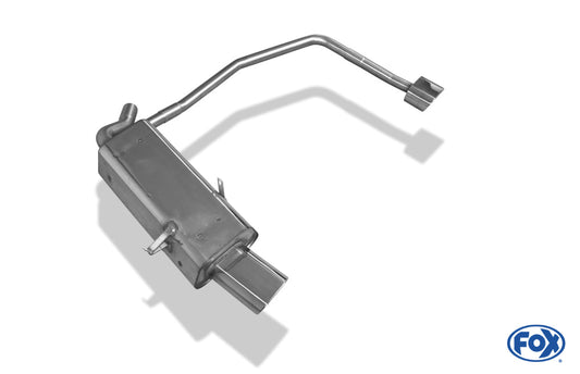 BMW E36 316/ 318/ 320/ 323/ 325/ 328 Endschalldämpfer Ausgang rechts/links - 135x80 Typ 53 rechts/links