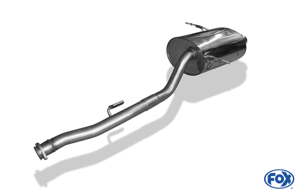 BMW E36 316Ti Endschalldämpfer - 2x80 Typ 13
