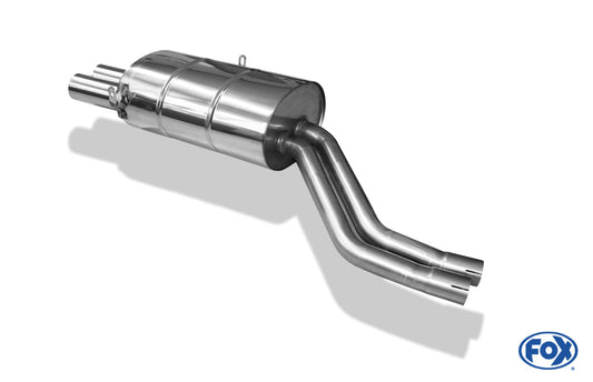 BMW E46 320/ 323/ 325/ 328/ 330 Endschalldämpfer zweiflutig - 2x76 Typ 10