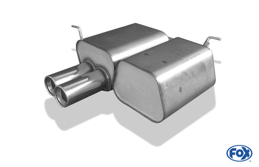 BMW E46 316Ti/ 318Ti/ 325Ti Endschalldämpfer - 2x80 Typ 13