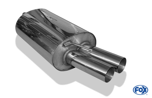 BMW E46 330d/ 330xd Endschalldämpfer zweiflutig - 2x76 Typ 10