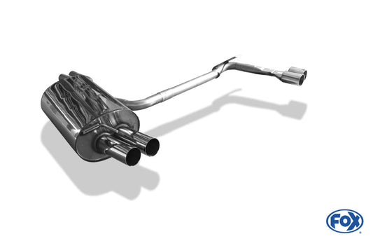 BMW E46 330d/ 330xd Endschalldämpfer Ausgang rechts/links zweiflutig - 2x70 Typ 10 rechts/links