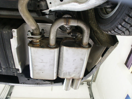 BMW E90/91 318i/ 320i Endschalldämpfer - 2x76 Typ 18