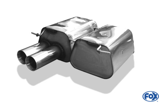 BMW E90/91 - 325i Endschalldämpfer - 2x80 Typ 24