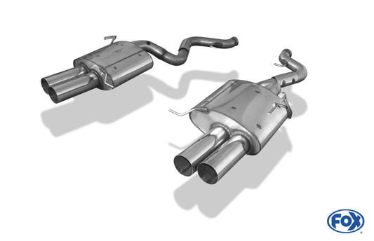 BMW E92/93 M3 Coupe/ Cabrio Endschalldämpfer rechts/links - 2x90 Typ 10 rechts/links
