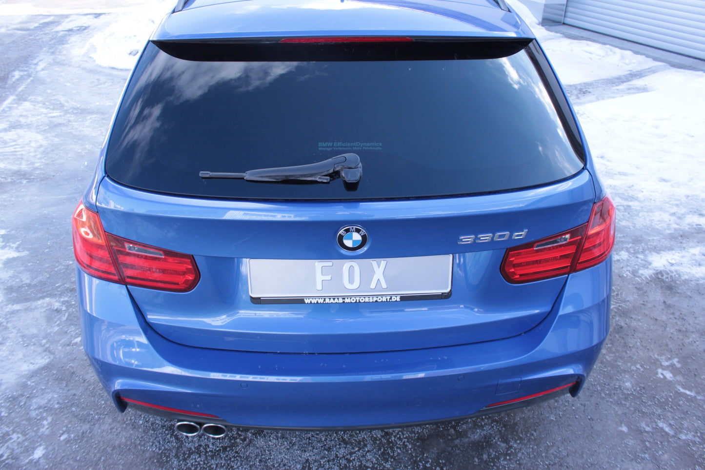 BMW F30/31 - 330d Endschalldämpfer quer Ausgang links - 2x76 Typ 16 links