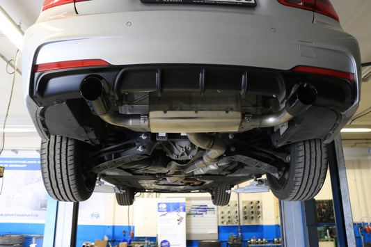 BMW F30/31 - 335d Final silencer exit right/left - 1x90 type 15 right/left black