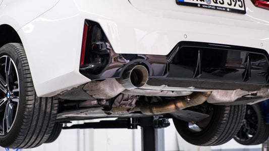 FOX BMW G3 - 330i Endschalldämpfer quer Ausgang rechts/links mit Abgasklappe - 1x114 Typ 25 Typ rechts/links