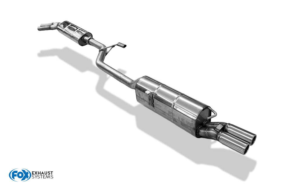 FOX BMW E28 520i ohne Kat End- und Vorschalldämpfer - 2x63 Typ 12