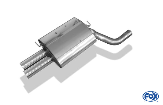 BMW E60 520i/ 523i/ 525i/ 530i Endschalldämpfer - 2x76 Typ 10