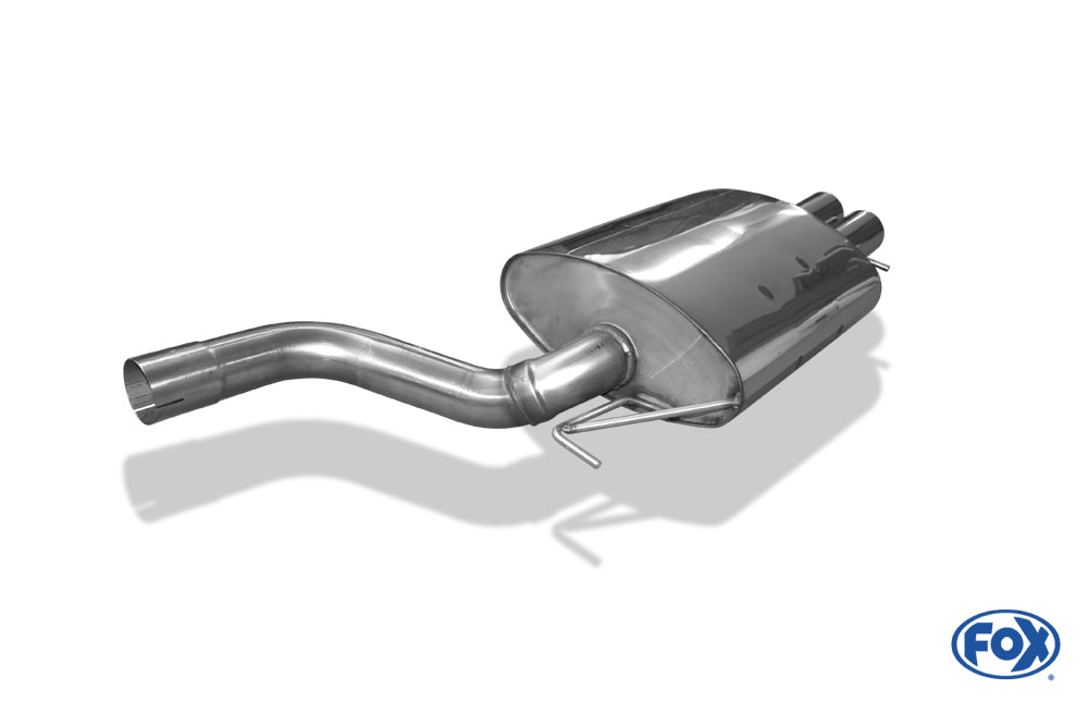 BMW E60 520i/ 523i/ 525i/ 530i Endschalldämpfer - 2x76 Typ 13