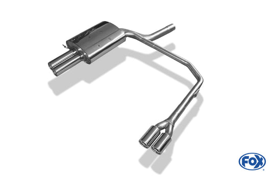 BMW E60 520d 525d 530d Endschalldämpfer Ausgang rechts/links - 2x76 Typ 13 rechts/links