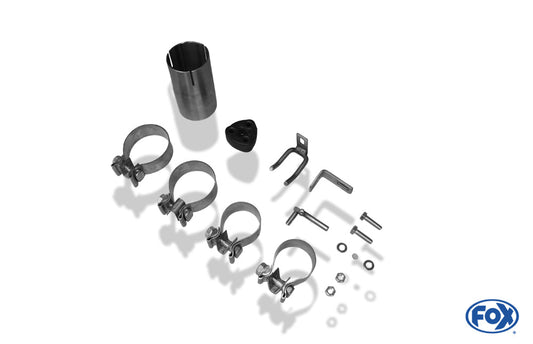 BMW E60 520d 525d 530d Endschalldämpfer Ausgang rechts/links - 2x76 Typ 10 rechts/links