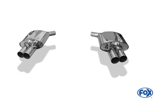 BMW F10 535d Endschalldämpfer rechts/links - 2x90 Typ 10 rechts/links