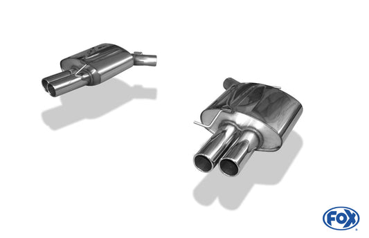 BMW F10 535i Endschalldämpfer rechts/links - 2x80 Typ 12 rechts/links