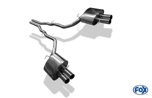 BMW F10 525d 530d Endschalldämpfer rechts/links - 2x80 Typ 10 rechts/links