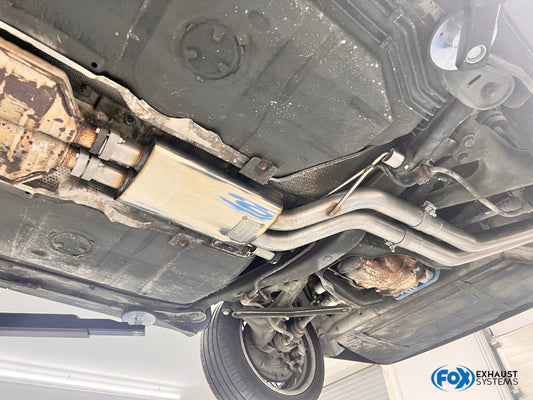 FOX BMW E32 740i Vorschalldämpfer Ø2x63,5mm