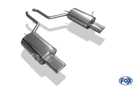 BMW E38 730i/ 735i/ 740i - Mit Stoßstangenausschnitt Endschalldämpfer rechts/links - 160x80 Typ 53 rechts/links
