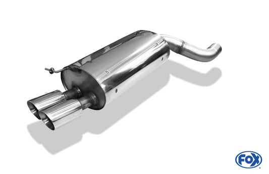 BMW E65 735i/ 745i Endschalldämpfer - 2x90 Typ 25