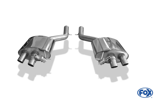 BMW F01 760i Endschalldämpfer rechts/links - 2x63 Typ 14 rechts/links - mit Abgasklappen